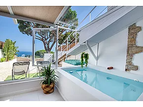 Maison de ville avec vue sur la mer à Sant Feliu de Guíxols