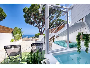 Maison de ville avec vue sur la mer à Sant Feliu de Guíxols