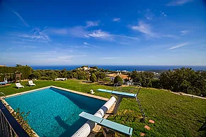 Belle villa rustique avec vue imprenable sur la mer à Platja d'Aro