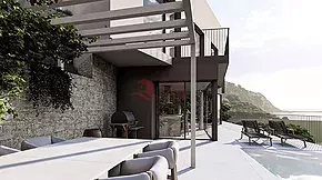 Preciosa y exclusiva casa moderna en construcción en Begur