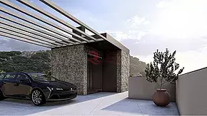 Preciosa y exclusiva casa moderna en construcción en Begur