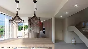 Preciosa y exclusiva casa moderna en construcción en Begur